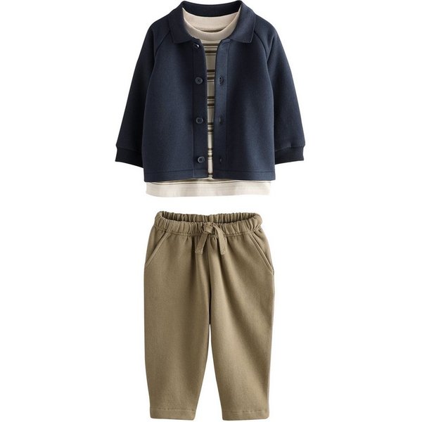 Next Shirt, Hose & Jäckchen 3-teiliges elegantes Set (3-tlg)