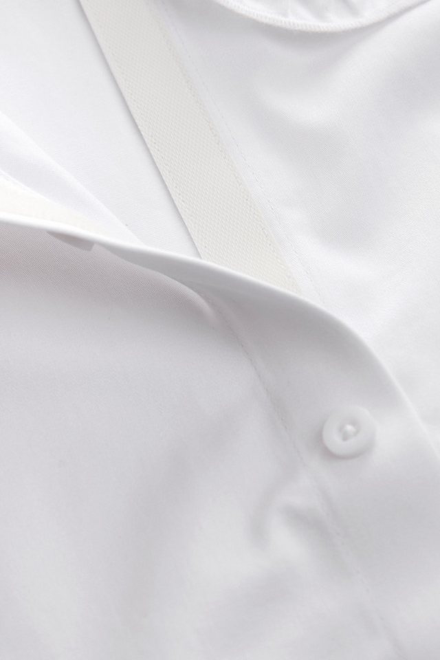 Next Shirtbluse Bluse mit Rüschenkragen, Klettverschluss (1-tlg) – Bild 4 von 5