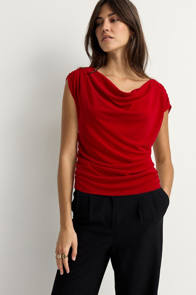 Next Shirttop Ärmelloses, drapiertes Oberteil (1-tlg) – Bild 4 von 5