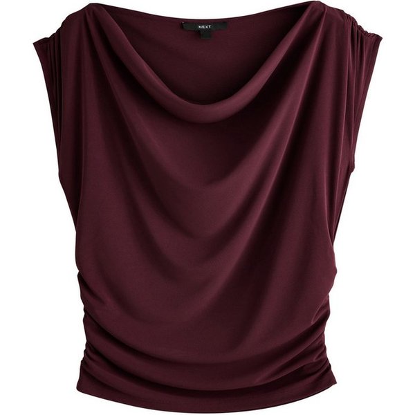 Next Shirttop Ärmelloses, drapiertes Oberteil (1-tlg)