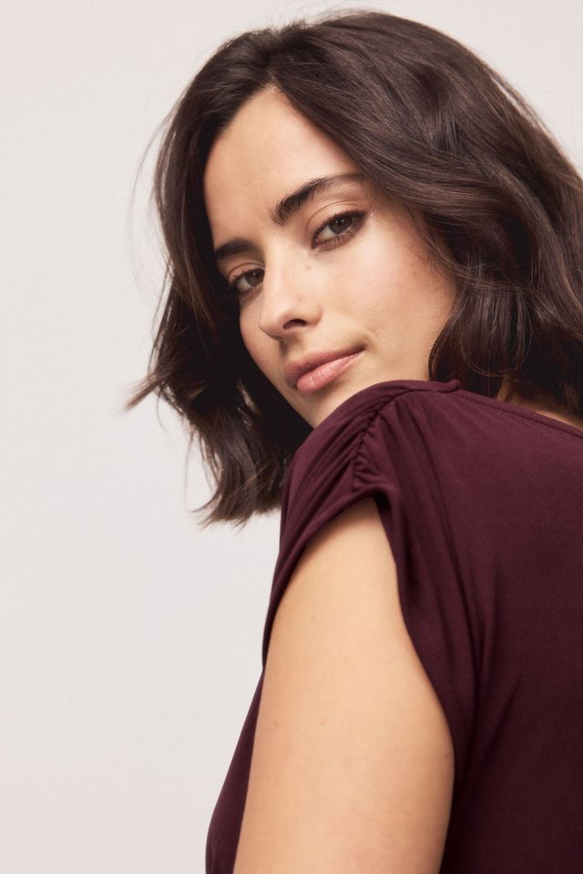 Next Shirttop Ärmelloses, drapiertes Oberteil (1-tlg) – Bild 5 von 5