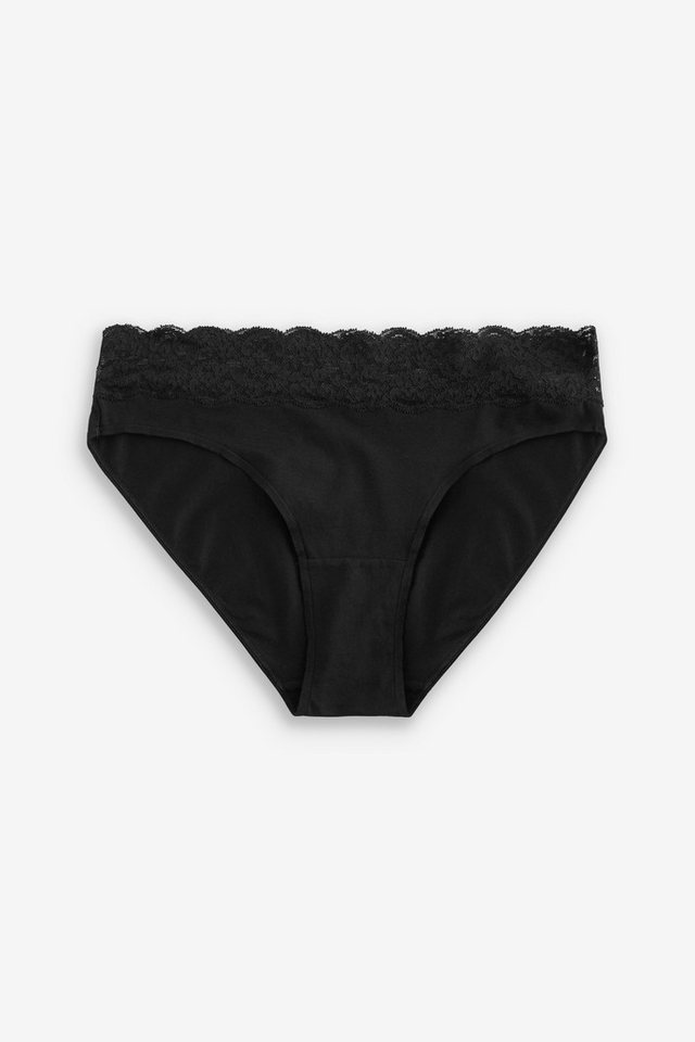 Next Slip Baumwollslips mit Spitze und hohem Bein, 7er-Pack (7-St) – Bild 5 von 5