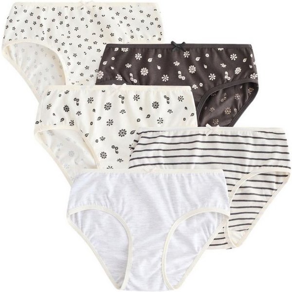 Next Slip Slips mit verspieltem Print, 5er-Pack (5-St)