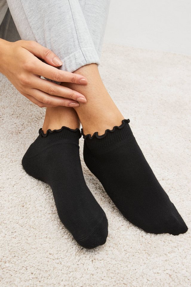 Next Sneakersocken Sneakersocken mit Rüschenrand, 4er-Pack (4-Paar) – Bild 5 von 5