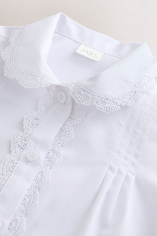 Next Spitzenbluse Bluse mit Dreiviertelärmeln und Spitzenbesatz (1-tlg) – Bild 2 von 4