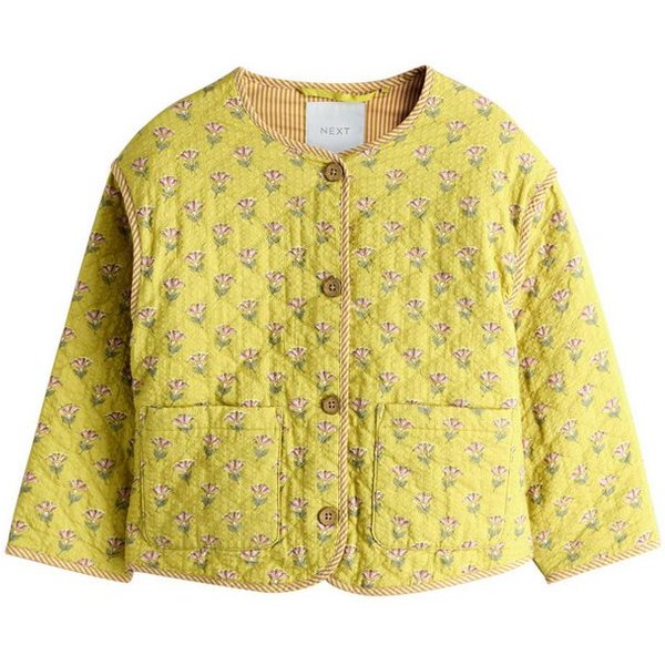 Next Steppjacke Steppjacke mit Punkten (1-St)