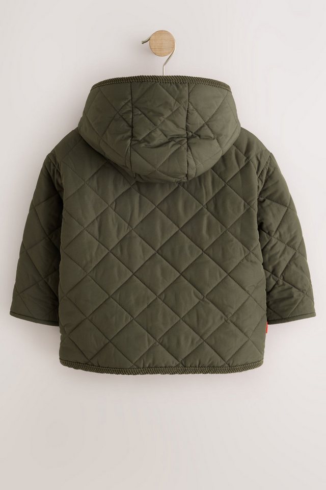Next Steppjacke Steppmantel mit Teddykunstfellfutter (1-St) – Bild 2 von 5