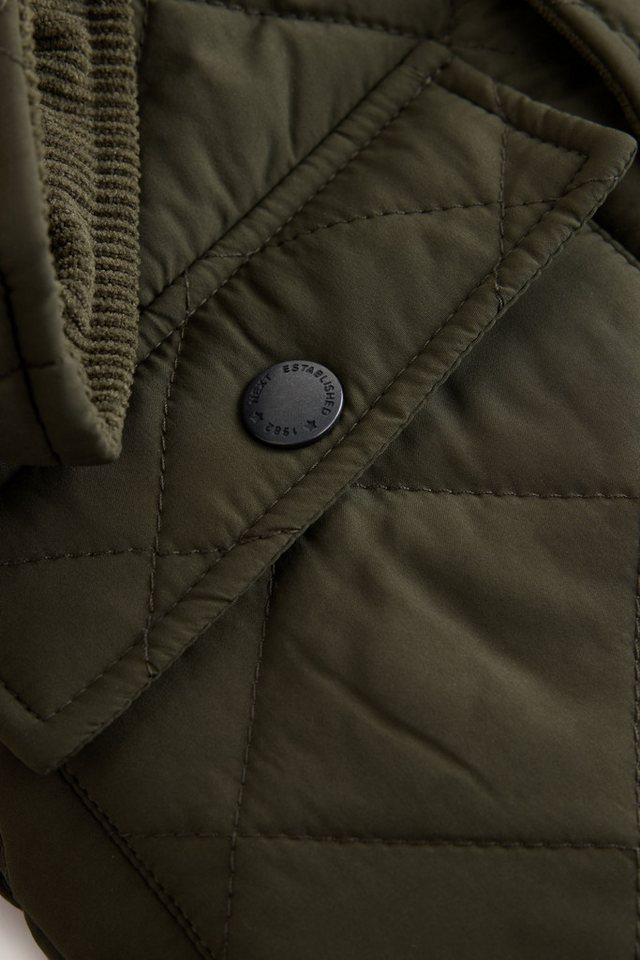 Next Steppjacke Steppmantel mit Teddykunstfellfutter (1-St) – Bild 4 von 5