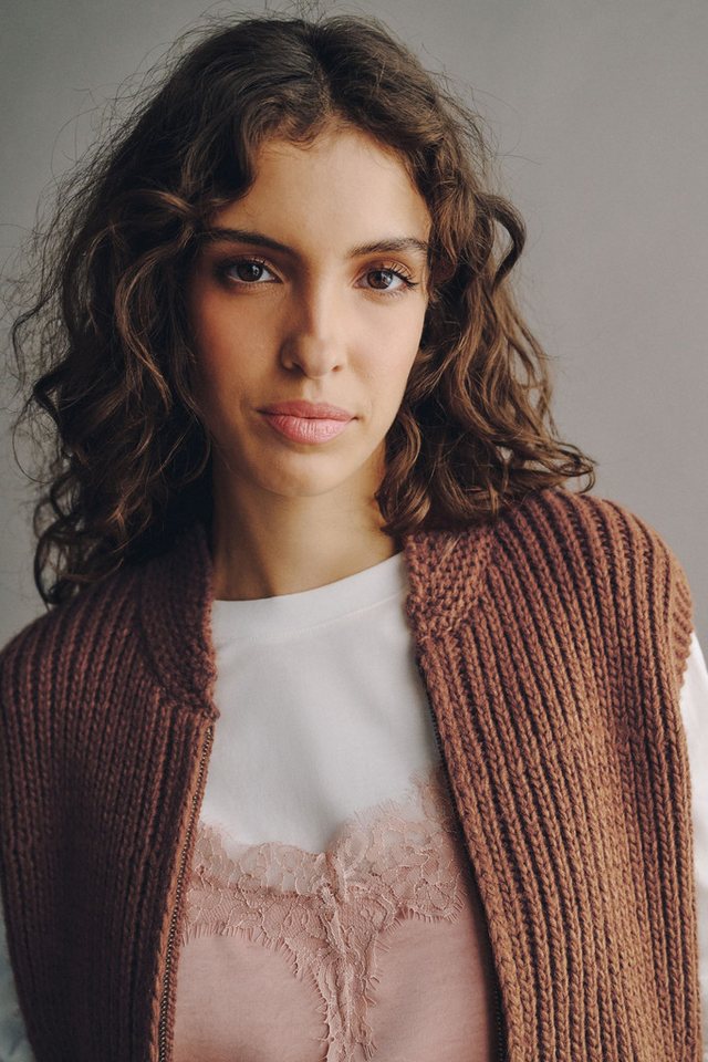Next Steppweste Ärmellose Strickweste mit Reißverschluss + Taschen (1-tlg) – Bild 5 von 5