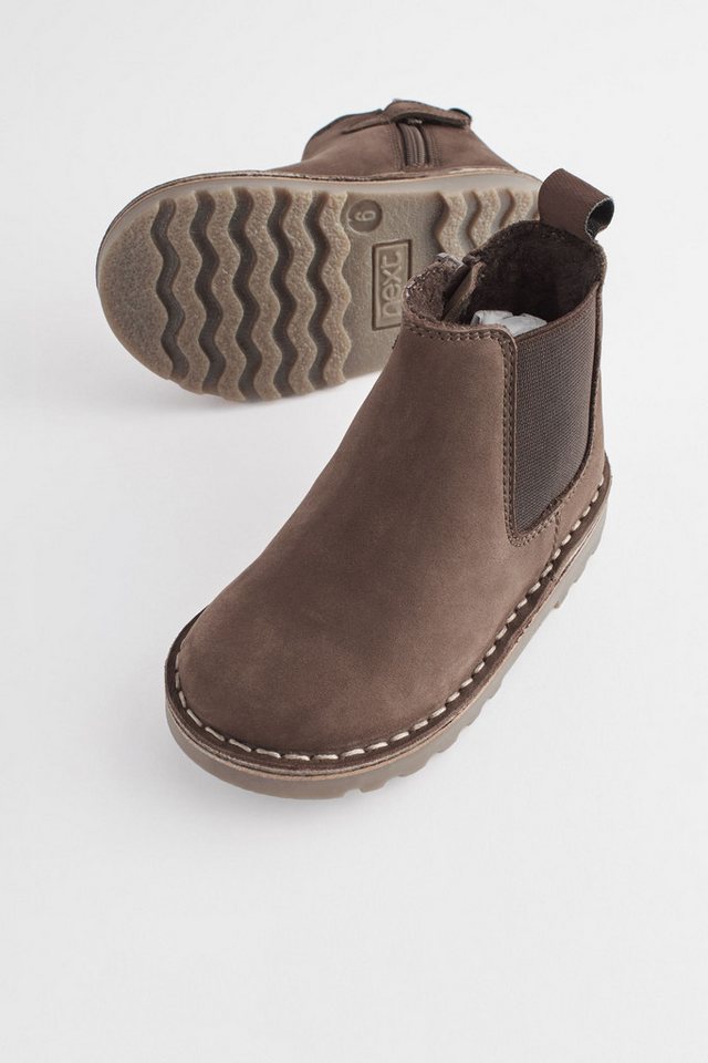 Next Stiefelette aus Veloursleder Chelseaboots – Bild 3 von 5