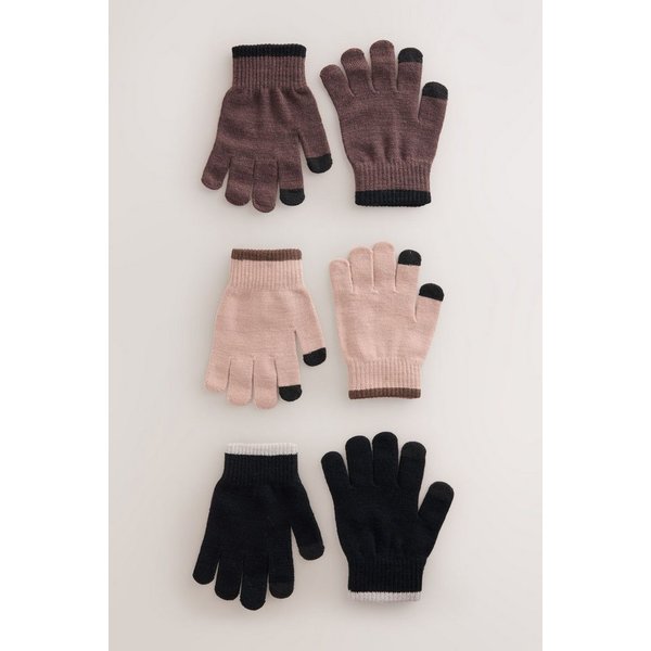 Next Strickhandschuhe Zauberhandschuhe 3er-Pack (3-St)