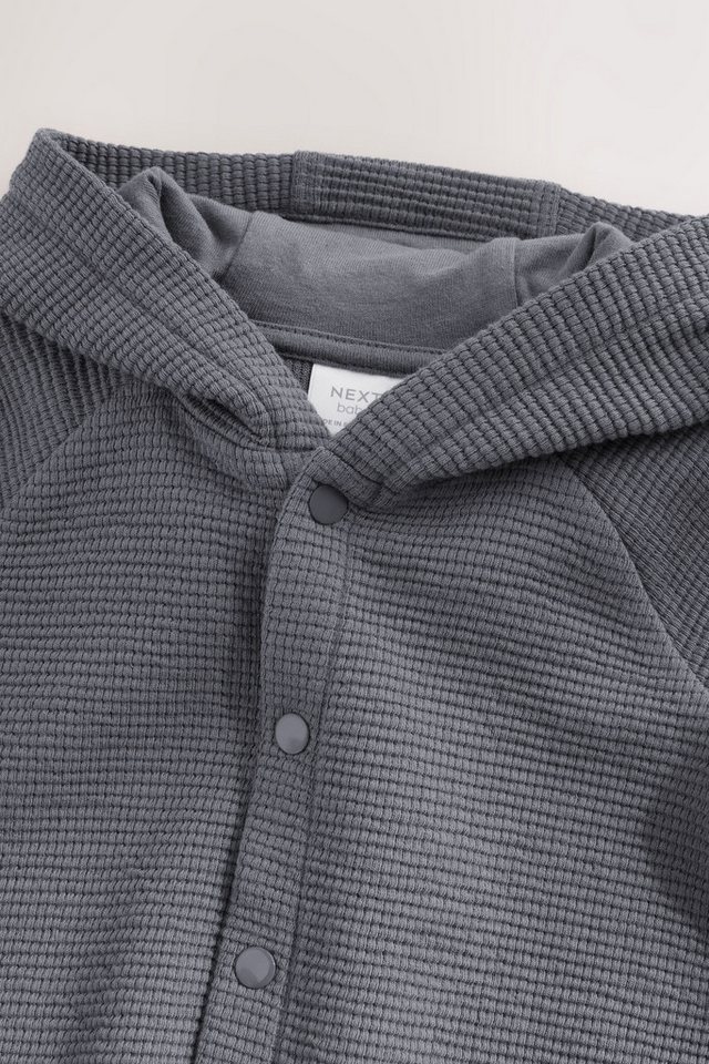 Next Strickjacke Leichte, strukturierte Jersey-Babyjacke (1-tlg) – Bild 4 von 5