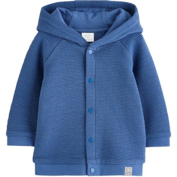 Next Strickjacke Leichte, strukturierte Jersey-Babyjacke (1-tlg)