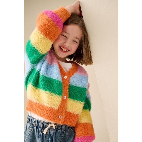 Next Strickjacke Strickjacke mit V-Ausschnitt (1-tlg)