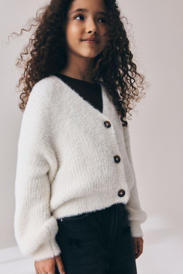 Next Strickjacke Strickjacke mit V-Ausschnitt (1-tlg) – Bild 5 von 5