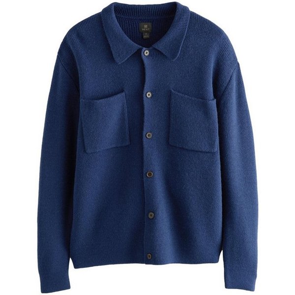 Next Strickjacke Regular Fit Strickjacke mit Knopfverschluss (1-tlg)