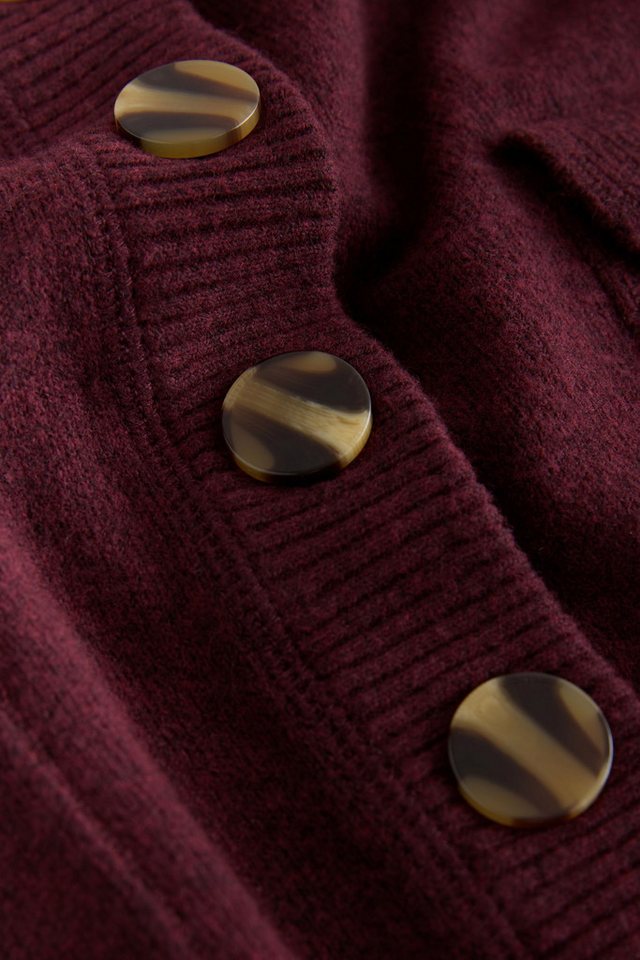 Next Strickjacke Superweiche, mittellange Strickjacke, V-Ausschnitt (1-tlg) – Bild 4 von 5