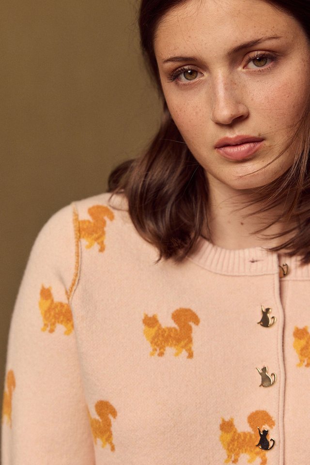 Next Strickjacke Superweiche Strickjacke mit Rundhalsausschnitt (1-tlg) – Bild 5 von 5