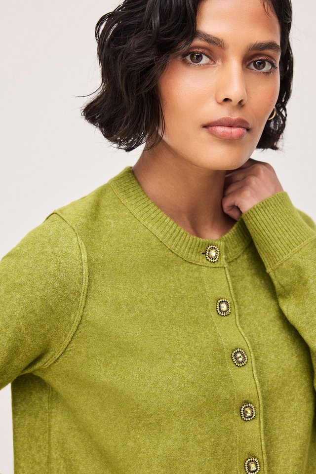 Next Strickjacke Superweiche Strickjacke mit Rundhalsausschnitt (1-tlg) – Bild 5 von 5