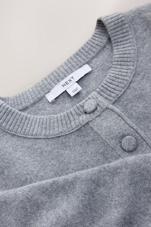 Next Strickjacke Superweiche Strickjacke mit Rundhalsausschnitt (1-tlg) – Bild 3 von 5