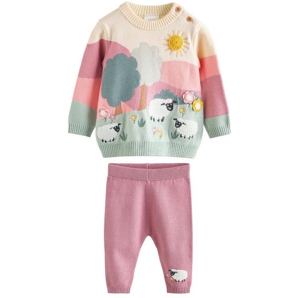 Next Strickpullover Baby Strickpullover und Leggings im 2er-Set (2-tlg)