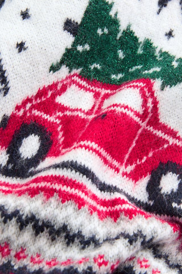 Next Strickpullover Langärmeliger Weihnachtspullover (1-tlg) – Bild 3 von 5