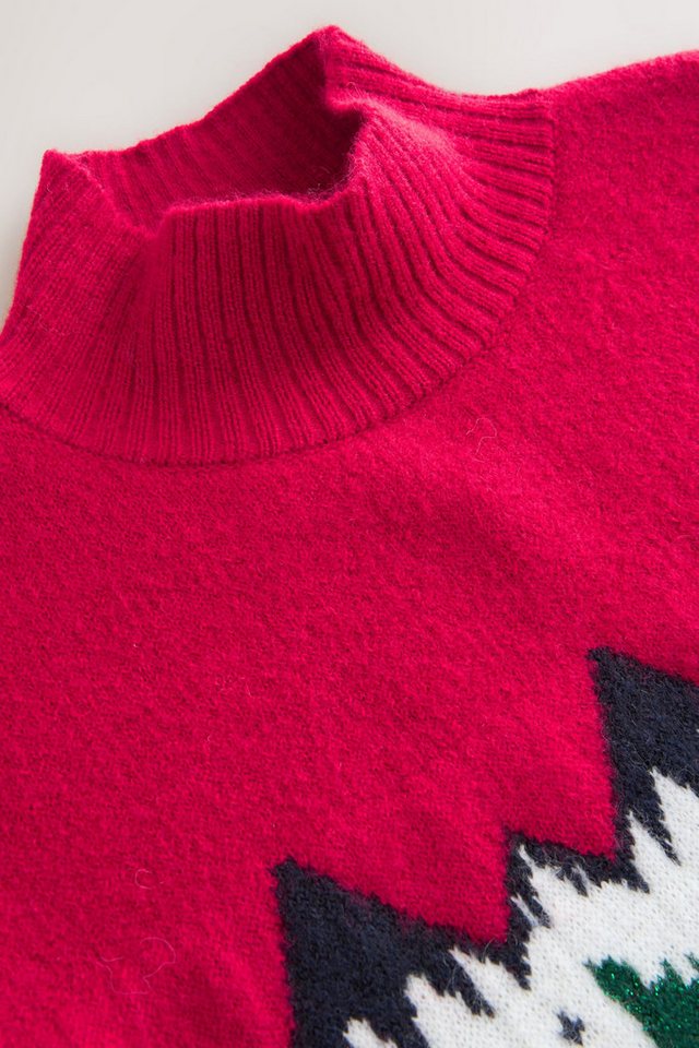 Next Strickpullover Langärmeliger Weihnachtspullover (1-tlg) – Bild 4 von 5