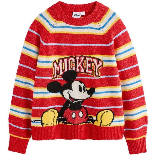 Next Strickpullover Mickey Mouse Offizieller langärmeliger (1-tlg)