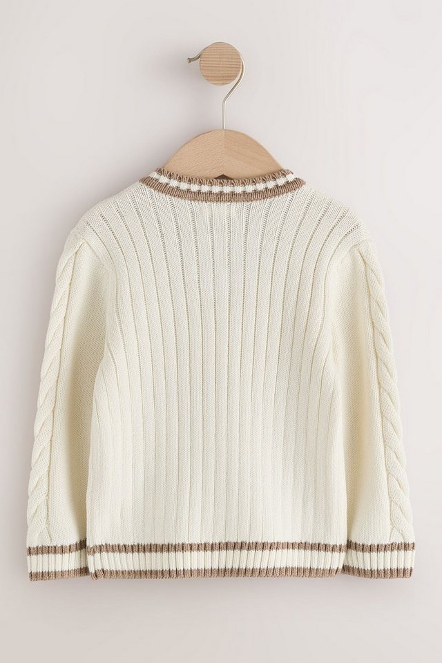 Next Strickpullover Varsity-Pullover im Zopfstrick (1-tlg) – Bild 2 von 4