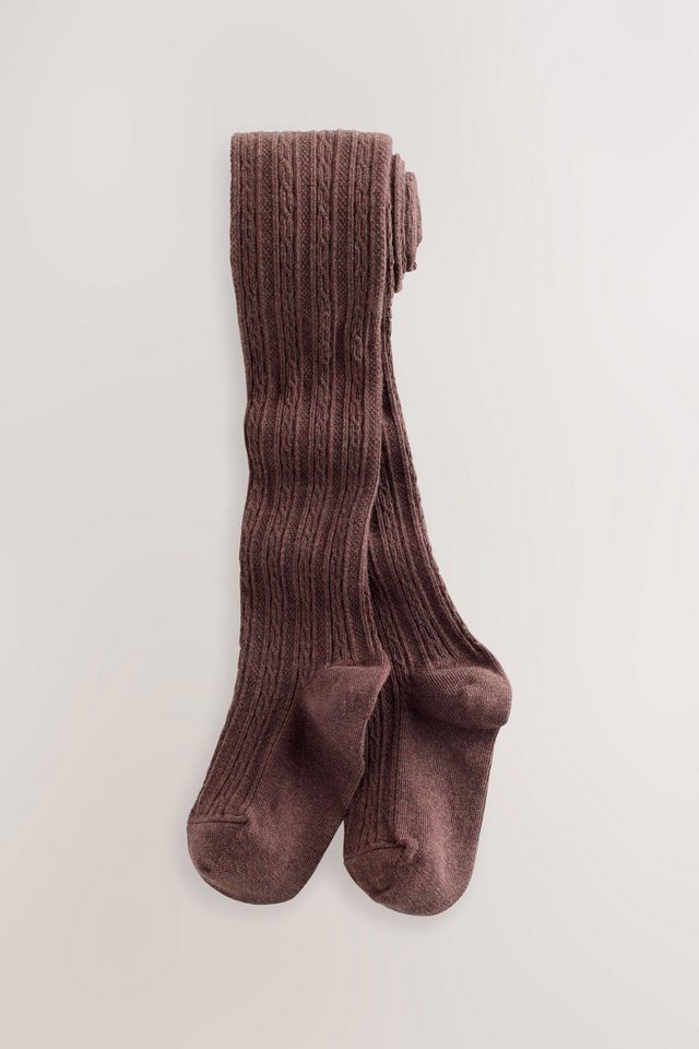 Next Strickstrumpfhose 3er-Pack Strumpfhose mit Zopfmuster (3 St) – Bild 5 von 5