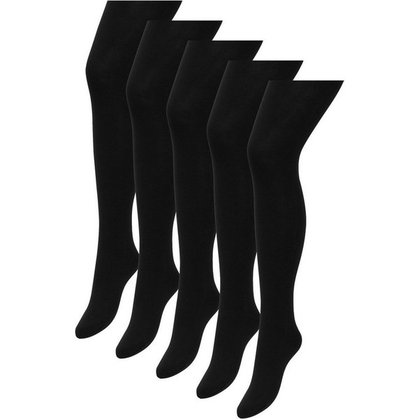 Next Strumpfhose Blickdichte 60 Denier Basic-Strumpfhose, 5er-Pack (5 St)