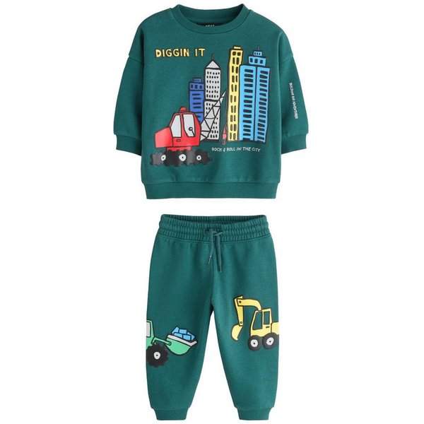 Next Sweatanzug Rundhals-Sweatshirt und Jogginghose im Set (2-tlg)