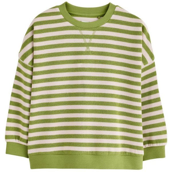 Next Sweater Geripptes, gemütliches Oversized Fit Sweatshirt (1-tlg)