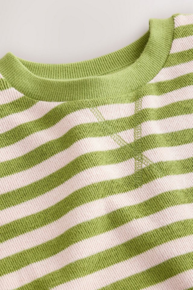 Next Sweater Geripptes, gemütliches Oversized Fit Sweatshirt (1-tlg) – Bild 3 von 5