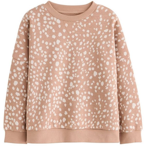 Next Sweater Geripptes, gemütliches Oversized Fit Sweatshirt (1-tlg)