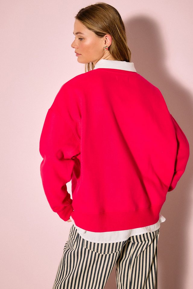 Next Sweater Langarm-Sweatshirt, Rundhalsausschnitt, Kurzgröße (1-tlg) – Bild 2 von 5