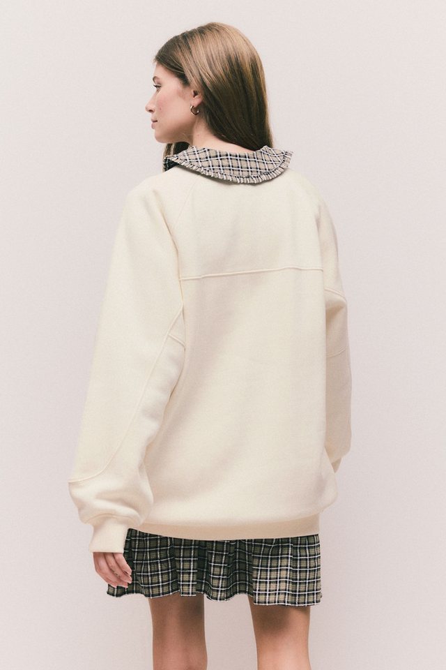 Next Sweater Langes Oversized Relaxed Fit Sweatshirt (1-tlg) – Bild 2 von 5