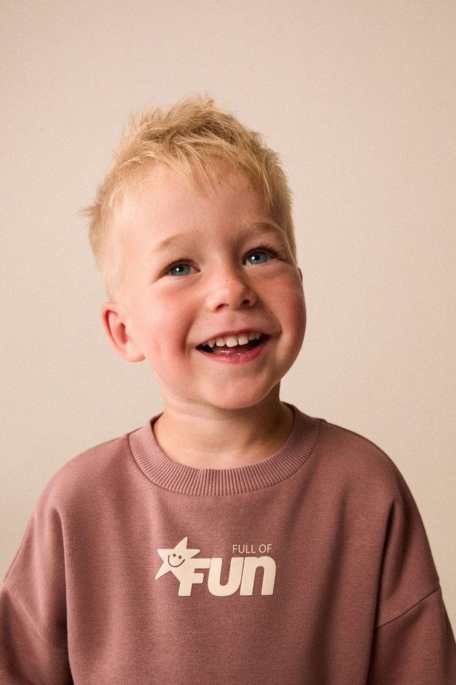 Next Sweater Rundhals-Sweatshirt mit Print (1-tlg) – Bild 4 von 4