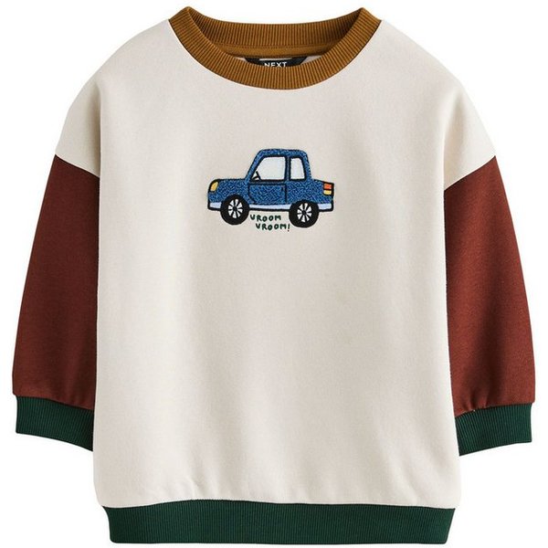 Next Sweater Rundhals-Sweatshirt mit Print (1-tlg)