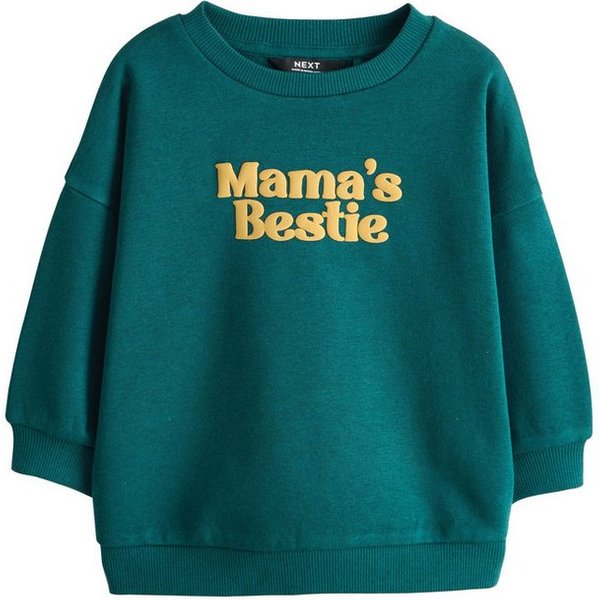 Next Sweater Sweatshirt mit Aufdruck (1-tlg)