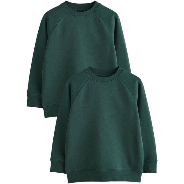 Next Sweatshirt Schulpullover mit V-Ausschnitt 2er-Pack (2-tlg)