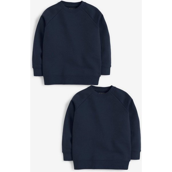 Next Sweatshirt Schulpullover mit V-Ausschnitt 2er-Pack (2-tlg)