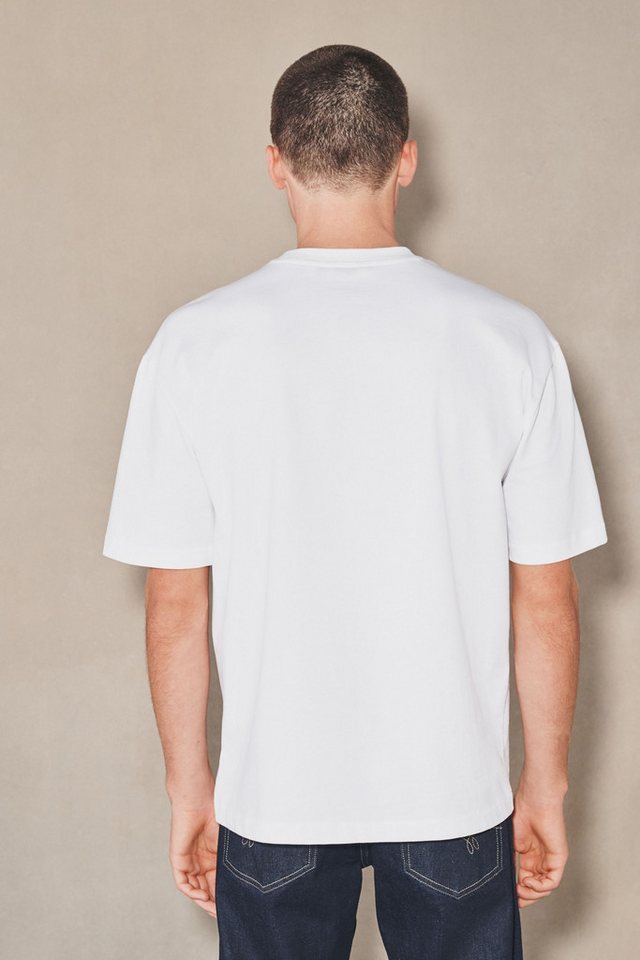 Next T-Shirt EDIT strukturiertes, kastiges T-Shirt (1-tlg) – Bild 2 von 4