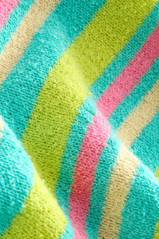 Next T-Shirt Kurzärmeliges, gestricktes Frottee-T-Shirt (1-tlg) – Bild 4 von 5