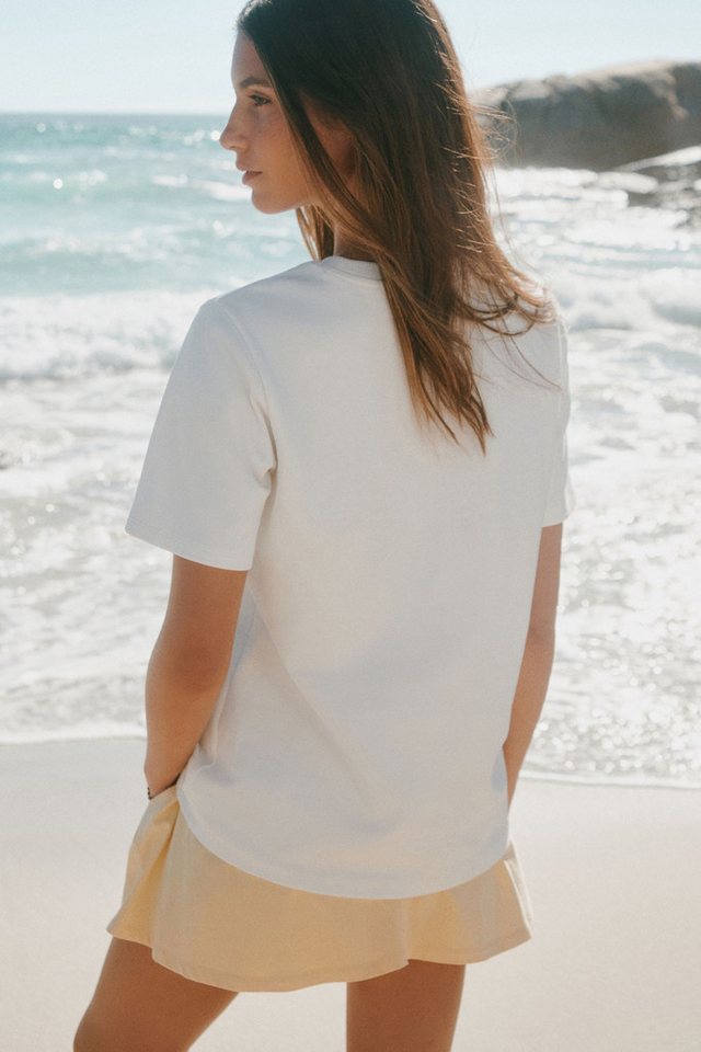 Next T-Shirt Schweres T-Shirt, bestickt und perlenbesetzt (1-tlg) – Bild 2 von 5