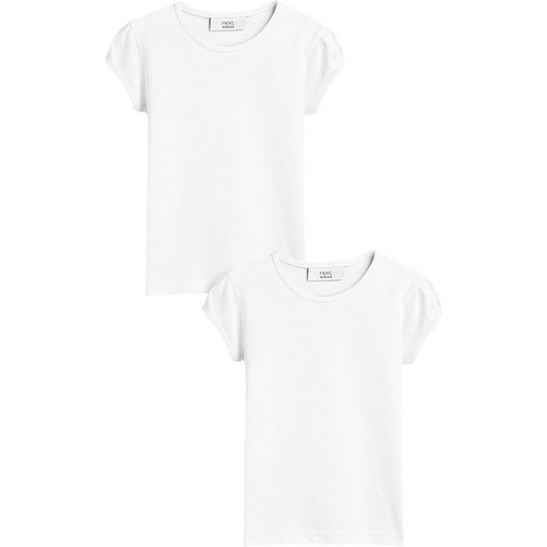Next T-Shirt T-Shirts mit Puffärmeln, 2er-Pack (2-tlg)