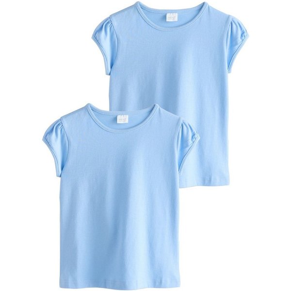 Next T-Shirt T-Shirts mit Puffärmeln, 2er-Pack (2-tlg)