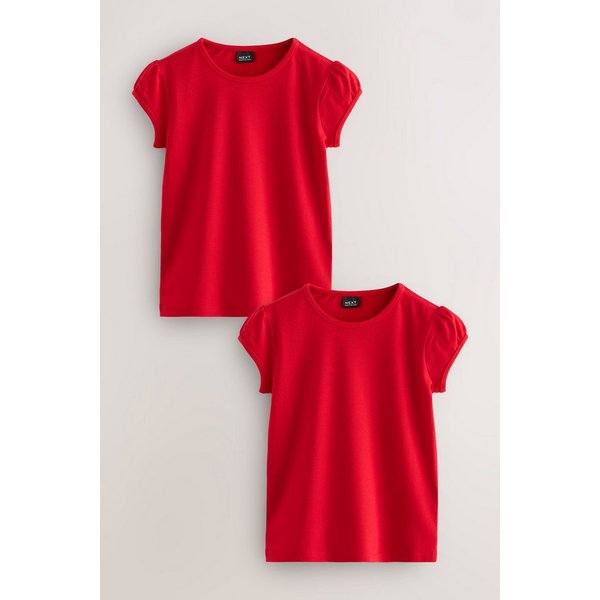 Next T-Shirt T-Shirts mit Puffärmeln, 2er-Pack (2-tlg)