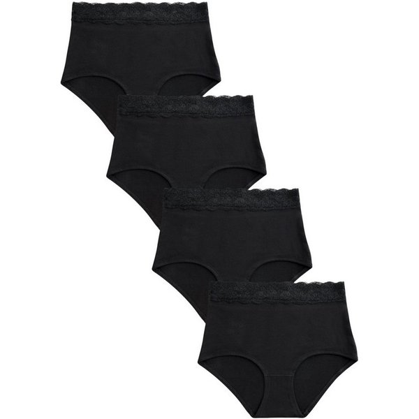 Next Taillenslip Stoma Spitzenslips, 4er-Pack, voll bedeckend (4-St)