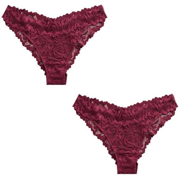 Next Tanga 2er-Pack Comfort Spitzenslips, Tanga (2-St)